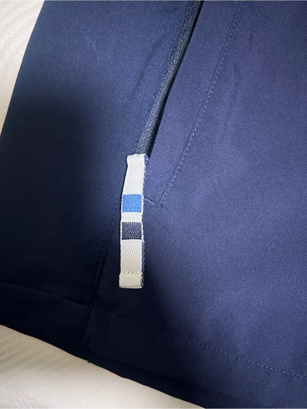 B.Draddy Golf Zipper Vest Navy Glen Arbor Golf Club